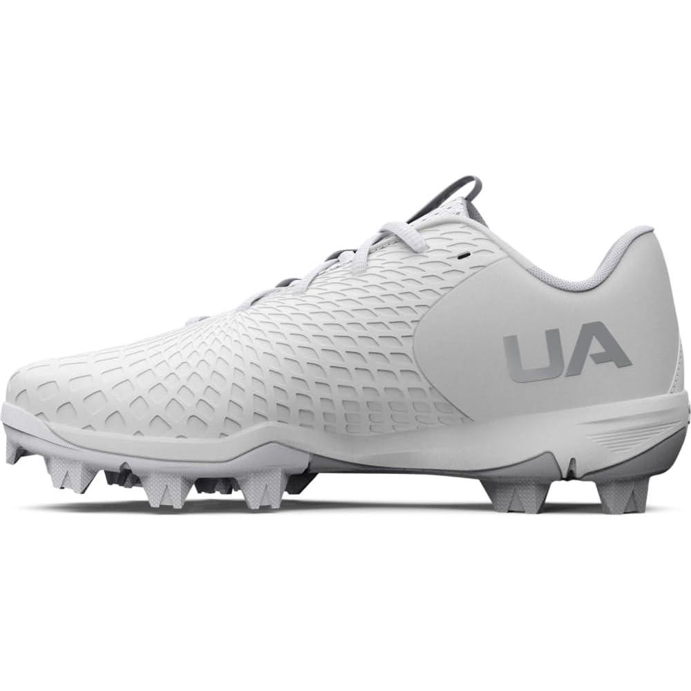 imageUnder Armour Womens Glyde 20 Rm Softball Shoe100 WhiteWhiteMetallic Silver