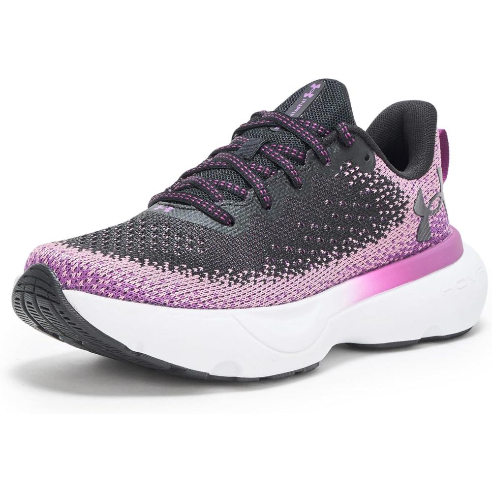 imageUnder Armour Womens Infinite Sneaker002 BlackAndromeda PurpleBlack