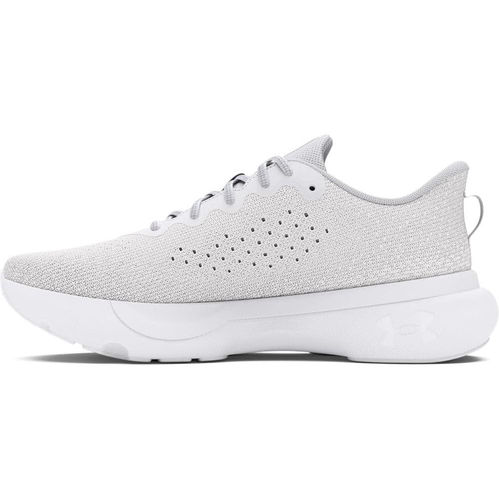 imageUnder Armour Womens Infinite Sneaker101 WhiteWhiteMetallic Silver