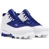 imageUnder Armour Boys Leadoff Mid RM JR 30 Baseball Cleats400 RoyalWhiteRoyal
