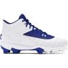 imageUnder Armour Boys Leadoff Mid RM JR 30 Baseball Cleats400 RoyalWhiteRoyal