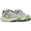 imageUnder Armour Boys Pre School Assert 10 Alternate Closure Sneaker012 Mod GrayBlackHyper Green