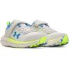 imageUnder Armour Boys Pre School Assert 10 Alternate Closure Sneaker110 Summit WhiteHigh Vis YellowBlue Atlantis
