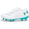 imageUnder Armour Boys Shadow Select 2 Jr Sneaker101 WhiteHalo GrayCoastal Teal