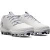 imageUnder Armour Girls Glyde 20 Rm Jr Softball Shoe100 WhiteHalo GrayWhite