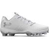 imageUnder Armour Girls Glyde 20 Rm Jr Softball Shoe100 WhiteHalo GrayWhite