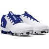 imageUnder Armour Girls Glyde 20 Rm Jr Softball Shoe102 WhiteRoyalWhite