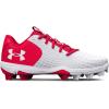 imageUnder Armour Girls Glyde 20 Rm Jr Softball Shoe103 WhiteRedWhite