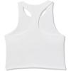 imageUnder Armour Girls Motion Crop Tank Top100 White   Halo Gray