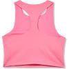 imageUnder Armour Girls Motion Crop Tank Top672 Super Pink   White