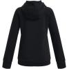 imageUnder Armour Girls Rival Fleece Big Logo Hoodie001 Black   Pink Punk