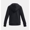imageUnder Armour Girls Rival Fleece Big Logo Hoodie001 Black   White