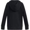 imageUnder Armour Girls Rival Fleece Big Logo Hoodie004 Black   Stellar Pink