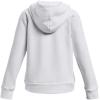 imageUnder Armour Girls Rival Fleece Big Logo Hoodie100 White   Black