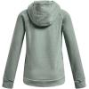 imageUnder Armour Girls Rival Fleece Big Logo Hoodie781 Opal Green   Midnight Navy