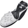 imageUnder Armour Mens Leadoff Mid 30 Baseball Cleat Sneaker001 BlackBlackWhite