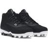 imageUnder Armour Mens Leadoff Mid 30 Baseball Cleat Sneaker001 BlackBlackWhite