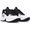 imageUnder Armour UnisexChild Grade School Lockdown 7 Sneaker102 WhiteBlackBlack