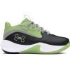 imageUnder Armour UnisexChild Pre School Lockdown 7 Sneaker003 BlackMod GrayMorph Green