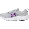 imageUnder Armour Womens Charged Assert 10 Shoes014 Halo GrayHalo GrayAndromeda Purple