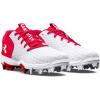 imageUnder Armour Womens Glyde 20 Rm Softball Shoe103 WhiteRedWhite
