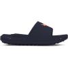 imageUnder Armour unisexadult Project Rock 3 Slides403 Midnight NavyMidnight NavyFlare Orange