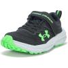 imageUnder Armour Boys Pre School Assert 10 Alternate Closure Sneaker006 BlackMod GrayGreen Shock