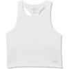 imageUnder Armour Girls Motion Crop Tank Top100 White   Halo Gray
