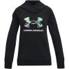 imageUnder Armour Girls Rival Fleece Core Logo HoodieBlack 001Vivid Lilac