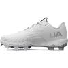 imageUnder Armour Womens Glyde 20 Rm Softball Shoe100 WhiteWhiteMetallic Silver