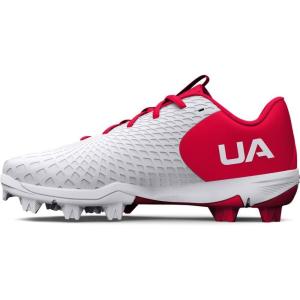 imageUnder Armour Girls Glyde 20 Rm Jr Softball Shoe103 WhiteRedWhite