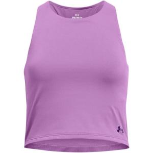 imageUnder Armour Girls Motion Crop Tank Top560 Provence Purple   Purple Emerite