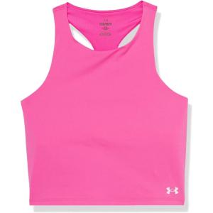 imageUnder Armour Girls Motion Crop Tank Top652 Rebel Pink   Pink Sugar