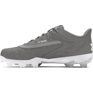 imageUnder Armour Mens Leadoff Low Rm 30 Baseball Cleat Sneaker101 Baseball GrayBaseball GrayWhite