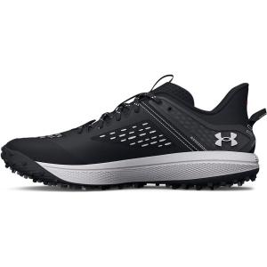 imageUnder Armour Mens Yard Low Turf Baseball ShoeBaseball Shoe001 BlackBlackWhite