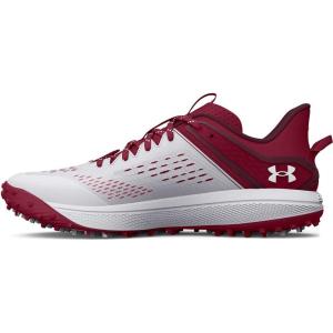 imageUnder Armour Mens Yard Low Turf Baseball ShoeBaseball Shoe600 CardinalWhiteWhite