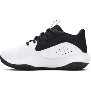 imageUnder Armour UnisexChild Pre School Lockdown 7 Sneaker102 WhiteBlackBlack