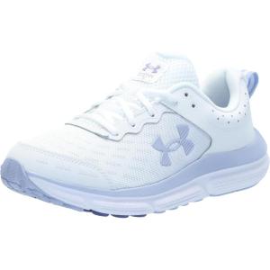 imageUnder Armour Womens Charged Assert 10 Shoes109 WhiteWhiteMetallic Celeste