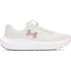 imageUnder Armour Womens Charged Surge 4 Running ShoeOff White Pink