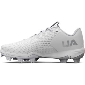 imageUnder Armour Womens Glyde 20 Rm Softball Shoe100 WhiteWhiteMetallic Silver
