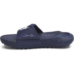 imageUnder Armour unisexadult Project Rock 3 Slides404 Washed NavyWashed NavyWhite
