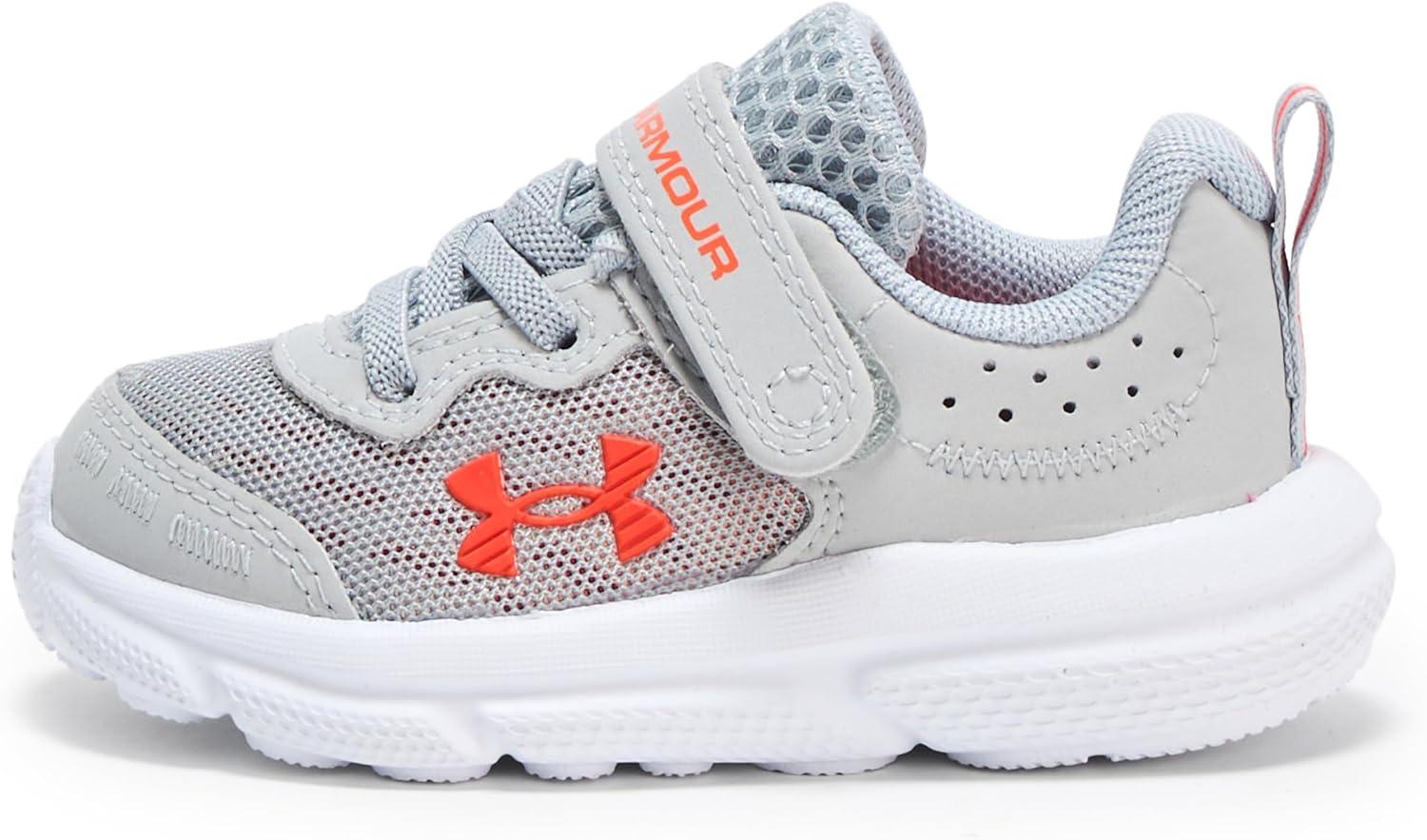 imageUnder Armour Baby Assert 10 Alternate Closure Running Shoes011 Mod GrayRedAres Red