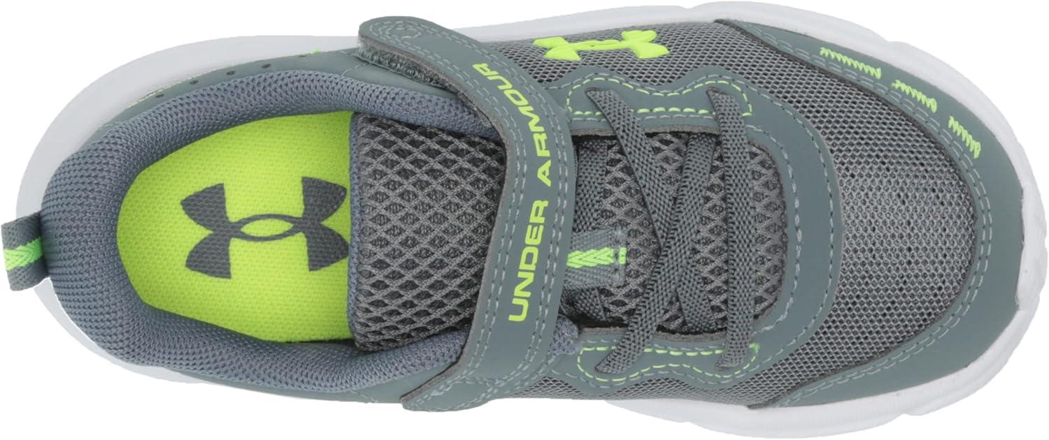 imageUnder Armour Baby Assert 10 Alternate Closure Running Shoes102 GravelGlacier BlueLime Surge