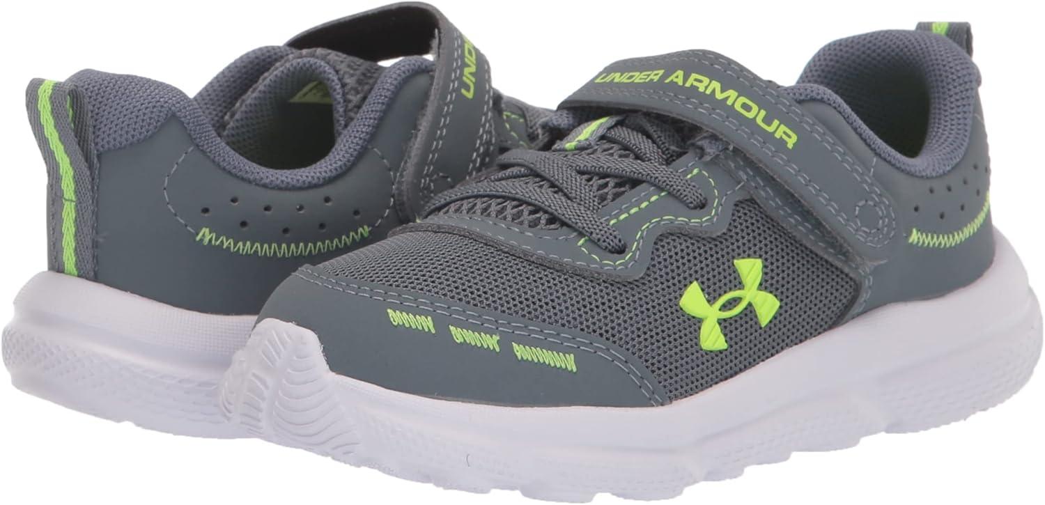 imageUnder Armour Baby Assert 10 Alternate Closure Running Shoes102 GravelGlacier BlueLime Surge