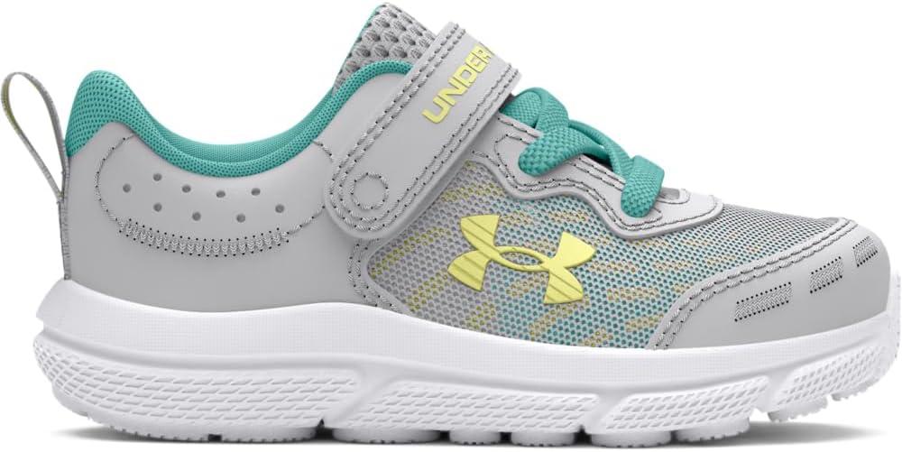 imageUnder Armour Baby Assert 10 Alternate Closure Running Shoes102 Halo GrayRadial TurquoiseSonic Yellow