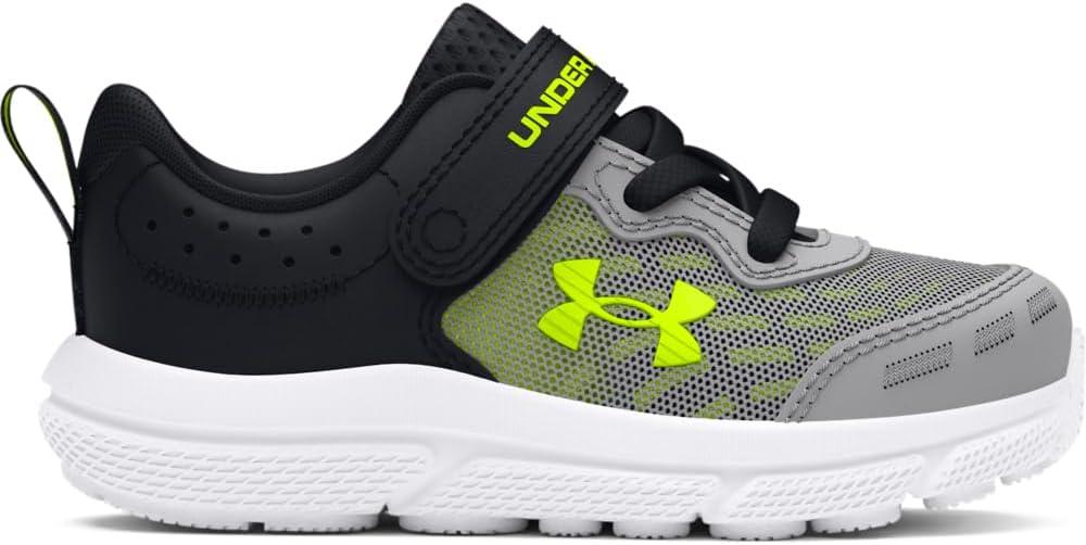 imageUnder Armour Baby Assert 10 Alternate Closure Running Shoes104 Mod GrayBlackHigh Vis Yellow