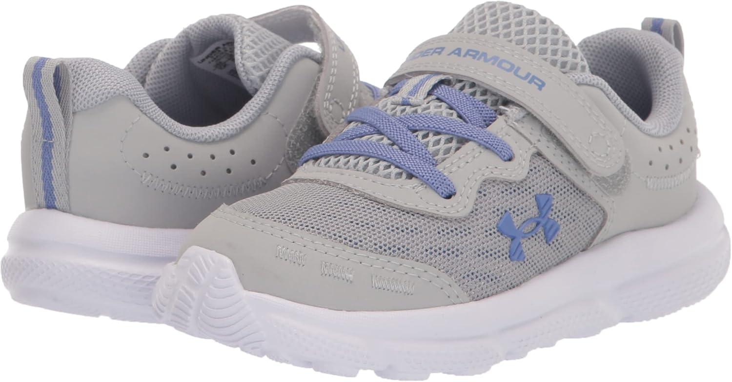 imageUnder Armour Baby Assert 10 Alternate Closure Running ShoesMod GrayNebula PurpleBaja Blue