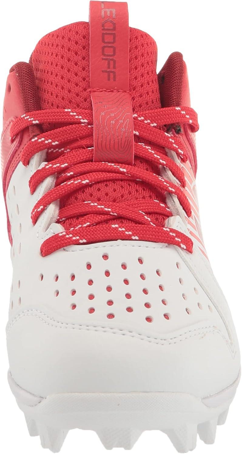 imageUnder Armour BabyBoys Leadoff Mid Junior Rubber Molded Baseball Cleat ShoeRed