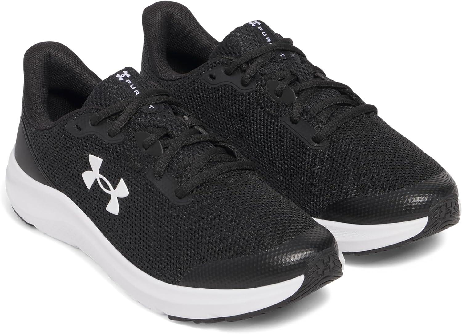 imageUnder Armour Boys Grade School Pursuit 4 Sneaker001 BlackBlackWhite