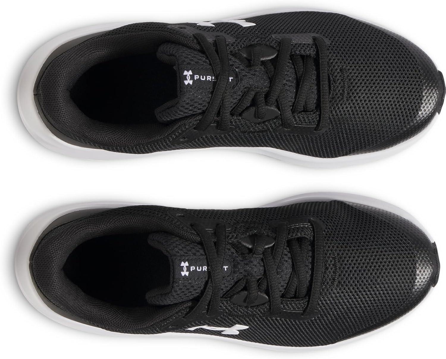 imageUnder Armour Boys Grade School Pursuit 4 Sneaker001 BlackBlackWhite